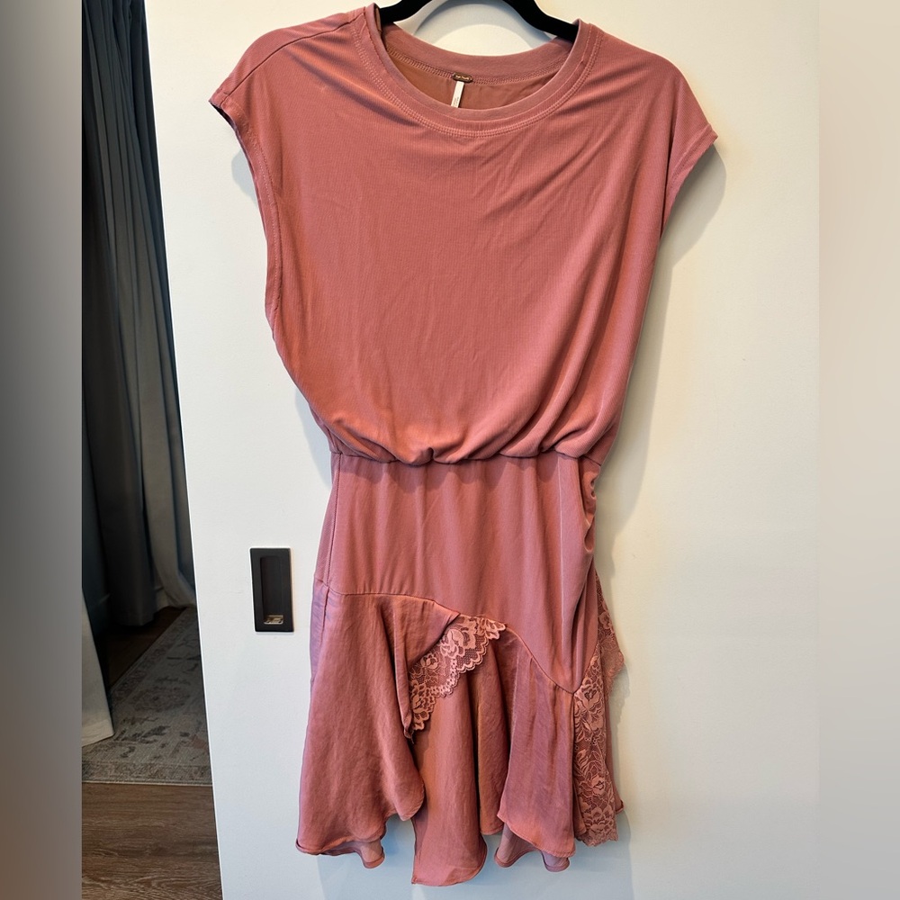 Free People Pink Mini Dress